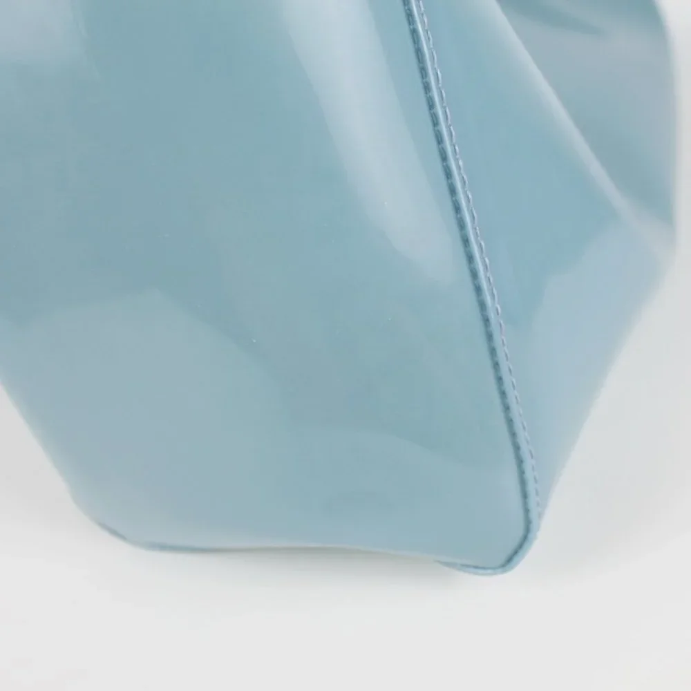 NWT Stella McCartney Blue Clear Logo PVC Tote, Blue